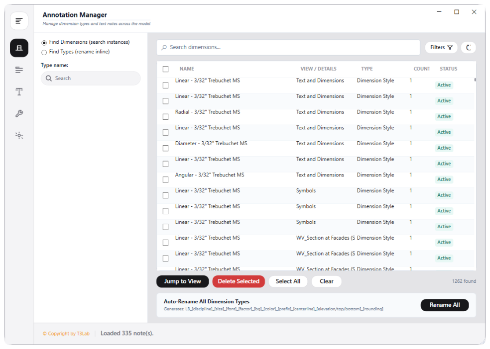 Annotation Manager Dashboard