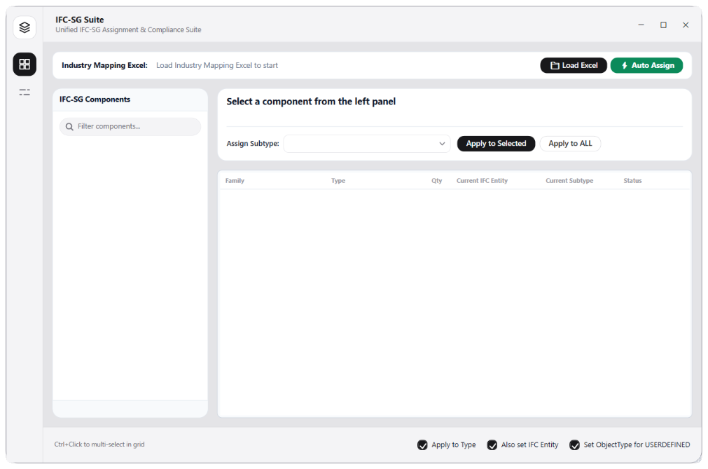 Singapore IFC-SG Suite Dashboard