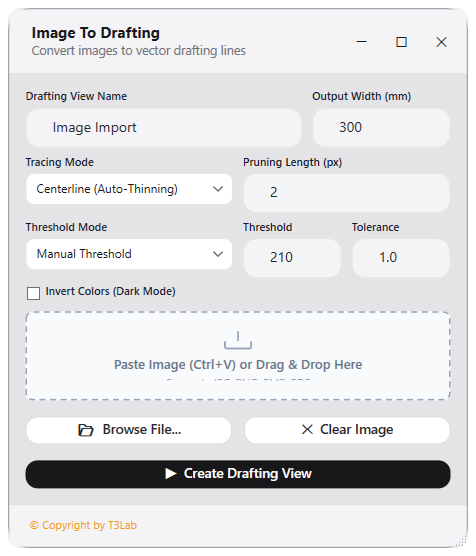 Raster-to-Vector Tracing Wizard